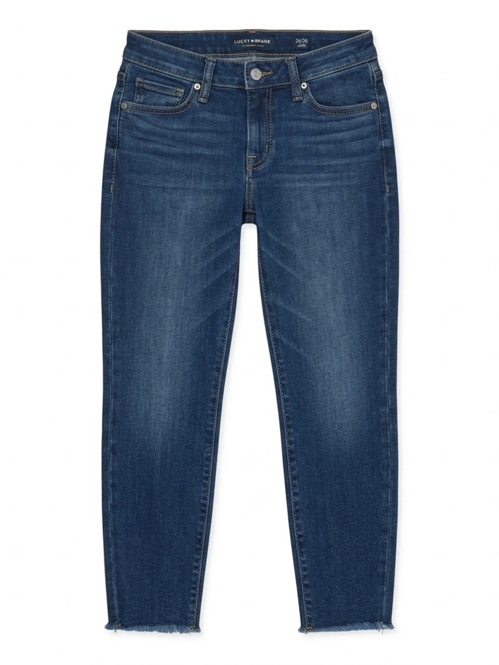 Lucky Brand Blue Lolita Skinny Ankle Cropped Jeans